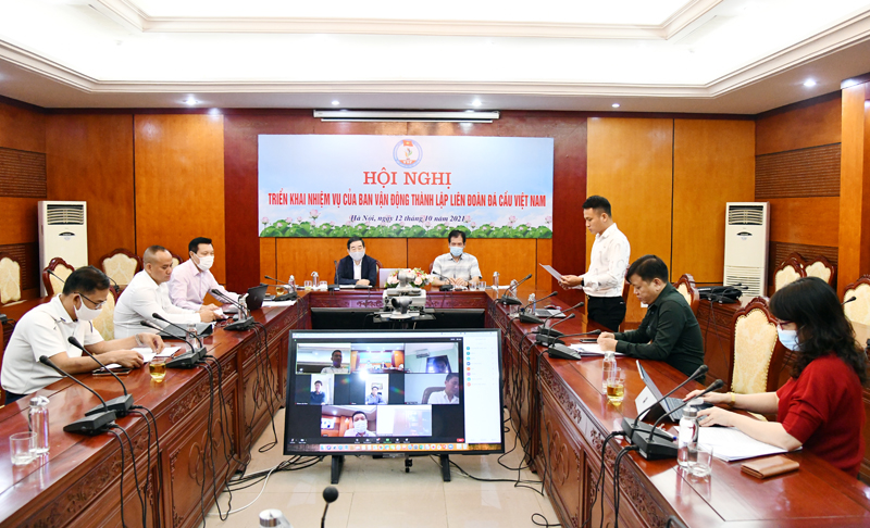 Hội nghị Ban vận động Liên đoàn Đá cầu Việt Nam