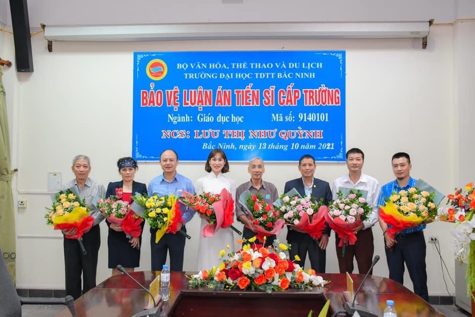 Nghiên cứu sinh Lưu Thị Như Quỳnh bảo vệ thành công luận án tiến sĩ cấp Trường