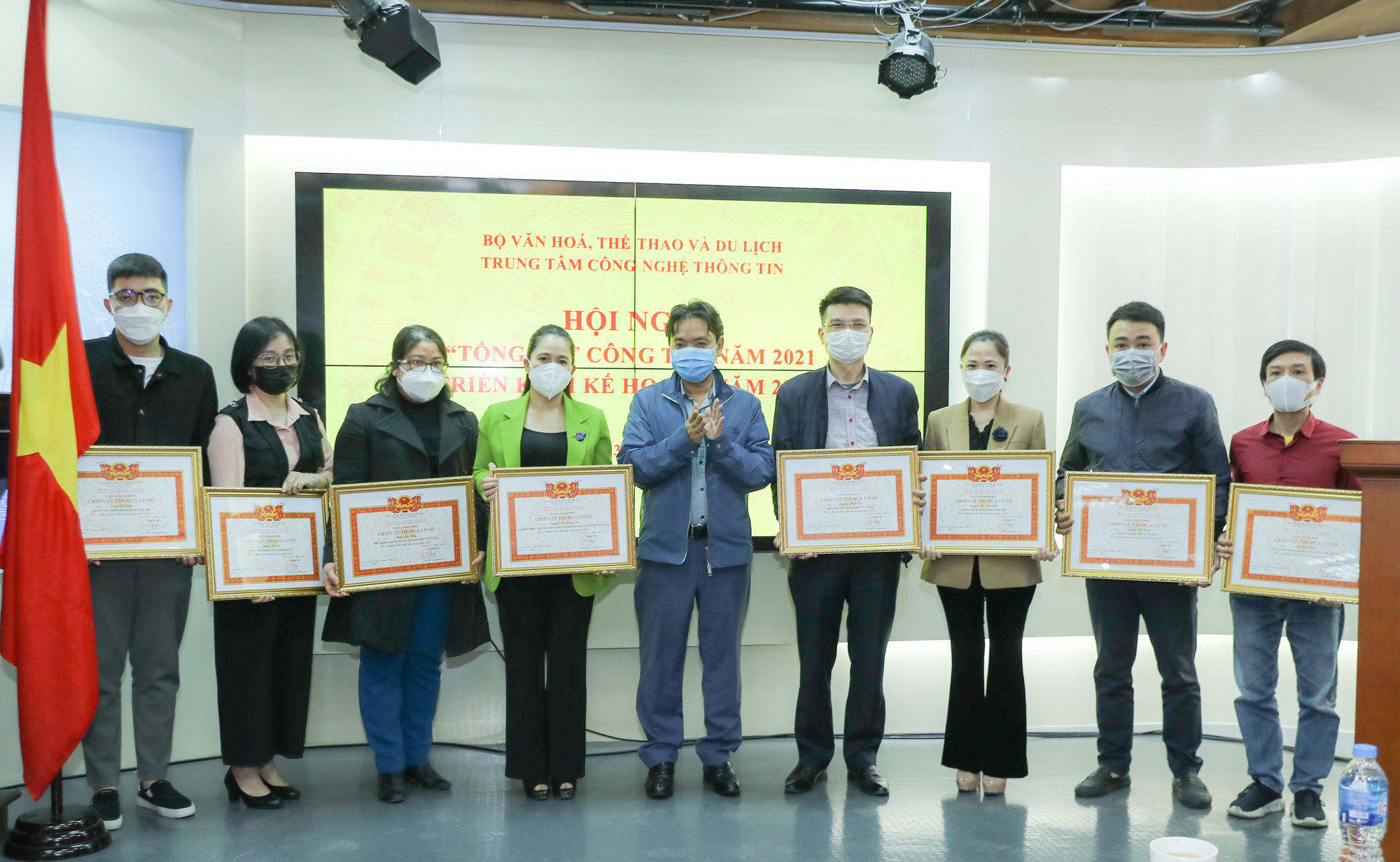 Trung tâm Công nghệ Thông tin Bộ VHTTDL hoàn thành xuất sắc nhiệm vụ công tác năm 2021