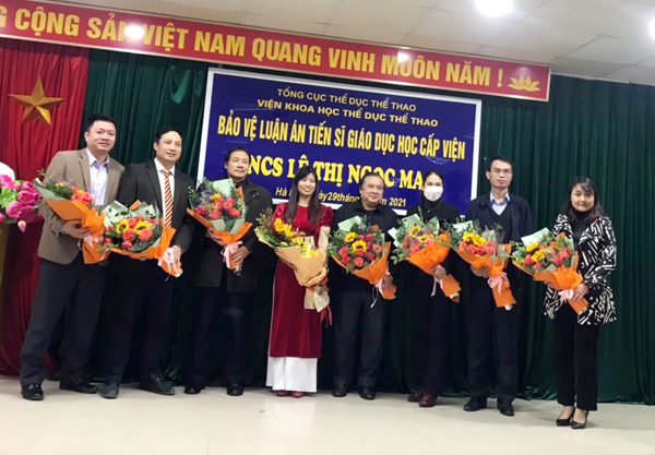 NCS Lê Thị Ngọc Mai bảo vệ thành công luận án Tiến sỹ cấp Viện