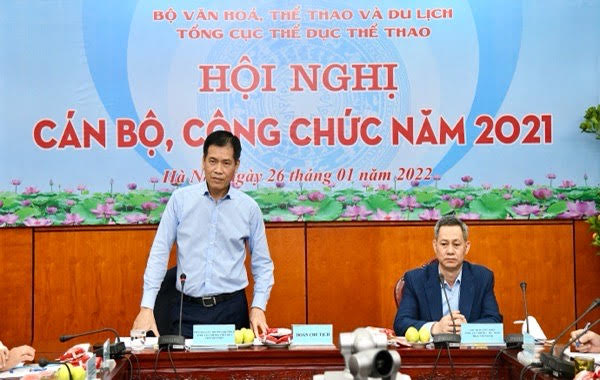 Hội nghị cán bộ công chức năm 2021 của Tổng  cục 