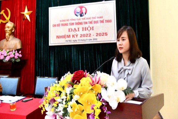 Đại hội Chi bộ Trung tâm Thông tin TDTT thành công tốt đẹp