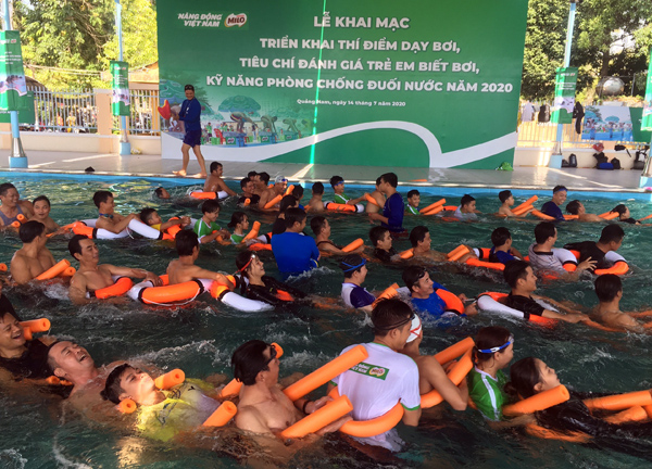 Các nội dung cơ bản được giảng dạy để trẻ em biết bơi an toàn và phòng, chống đuối nước đúng cách