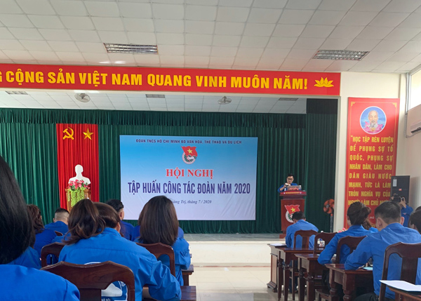 Đoàn thanh niên Bộ VHTTDL tập huấn công tác Đoàn và phong trào thanh niên năm 2020