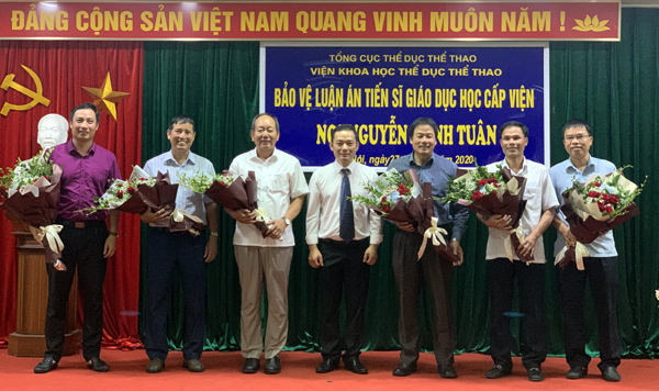 NCS Nguyễn Mạnh Tuân bảo vệ thành công luận án Tiến sỹ với đề tài: “Nghiên cứu giải pháp nâng cao hiệu quả ứng dụng Công nghệ thông tin trong quản lý đào tạo VĐV các đội tuyển quốc gia”