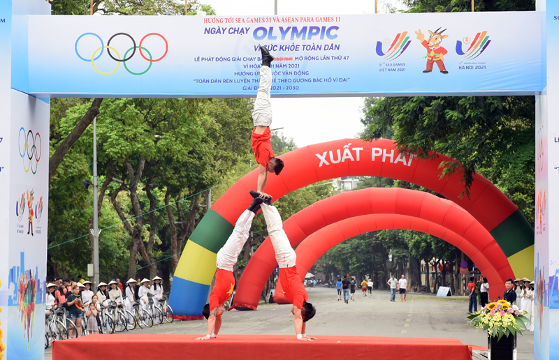 Ngày chạy Olympic vì sức khỏe toàn dân và Lễ phát động Giải chạy Báo Hànộimới mở rộng lần thứ 47 - Vì hòa bình năm 2021