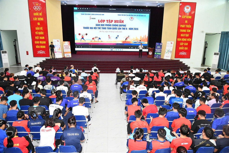 Tăng cường công tác phòng, chống Doping trước Đại hội Thể thao toàn quốc lần thứ X năm 2026 cho HLV, VĐV các đội tuyển quốc gia 